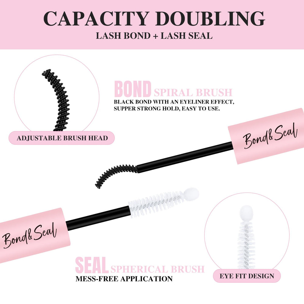 Mayhug lash tweezers with brush aiding precise, fluffy clusters.