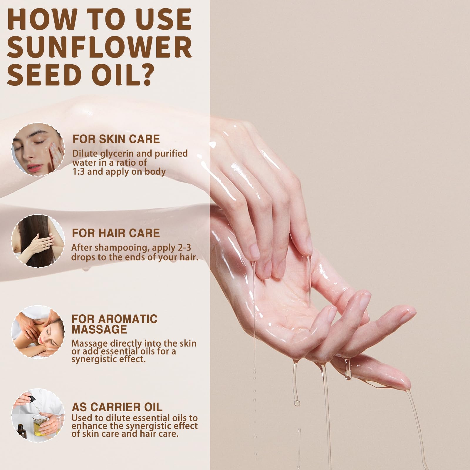 MAYJAM oil on nails and cuticles for nourishing care.