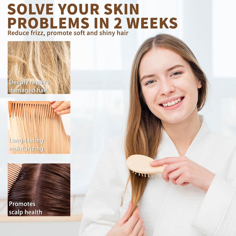 MAYJAM oil applied during scalp massage supports soft, nourished hair.