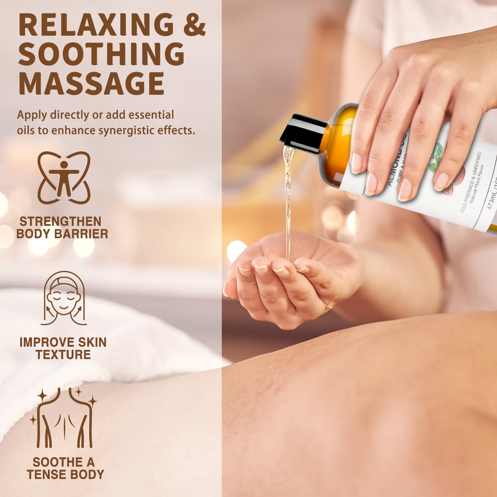 MAYJAM oil used on skin for gentle moisture and barrier support.