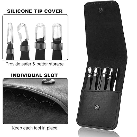 MAYKI Slant Tweezers deliver accurate grip for bold, clean eyebrow lines.
