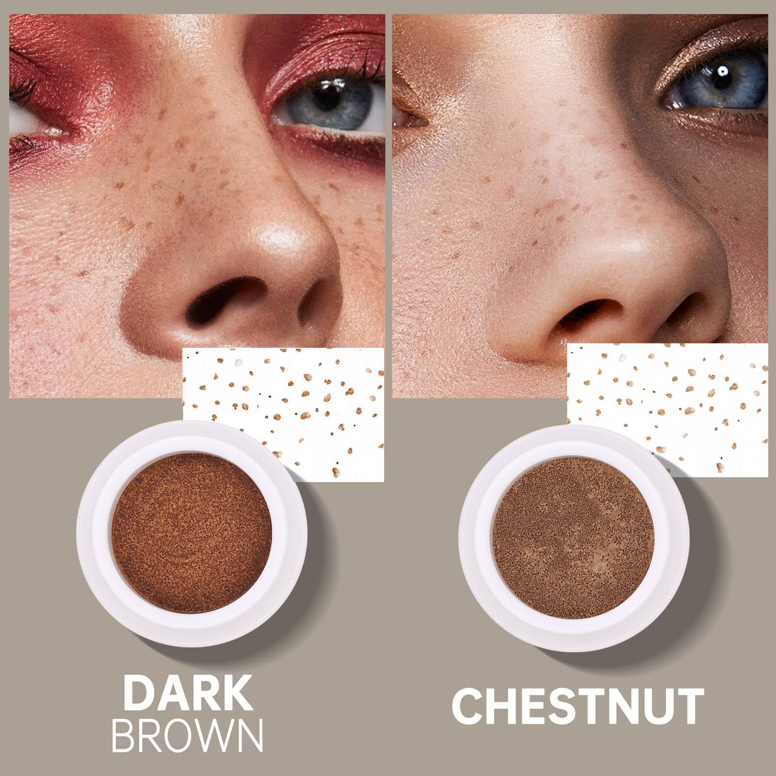 MAYKOO four-shade palette fits light to dark skin tones.