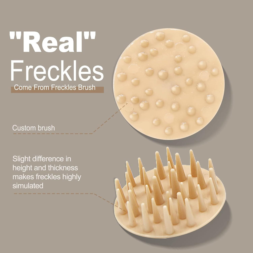 MAYKOO matte finish makes freckles look natural and seamless.