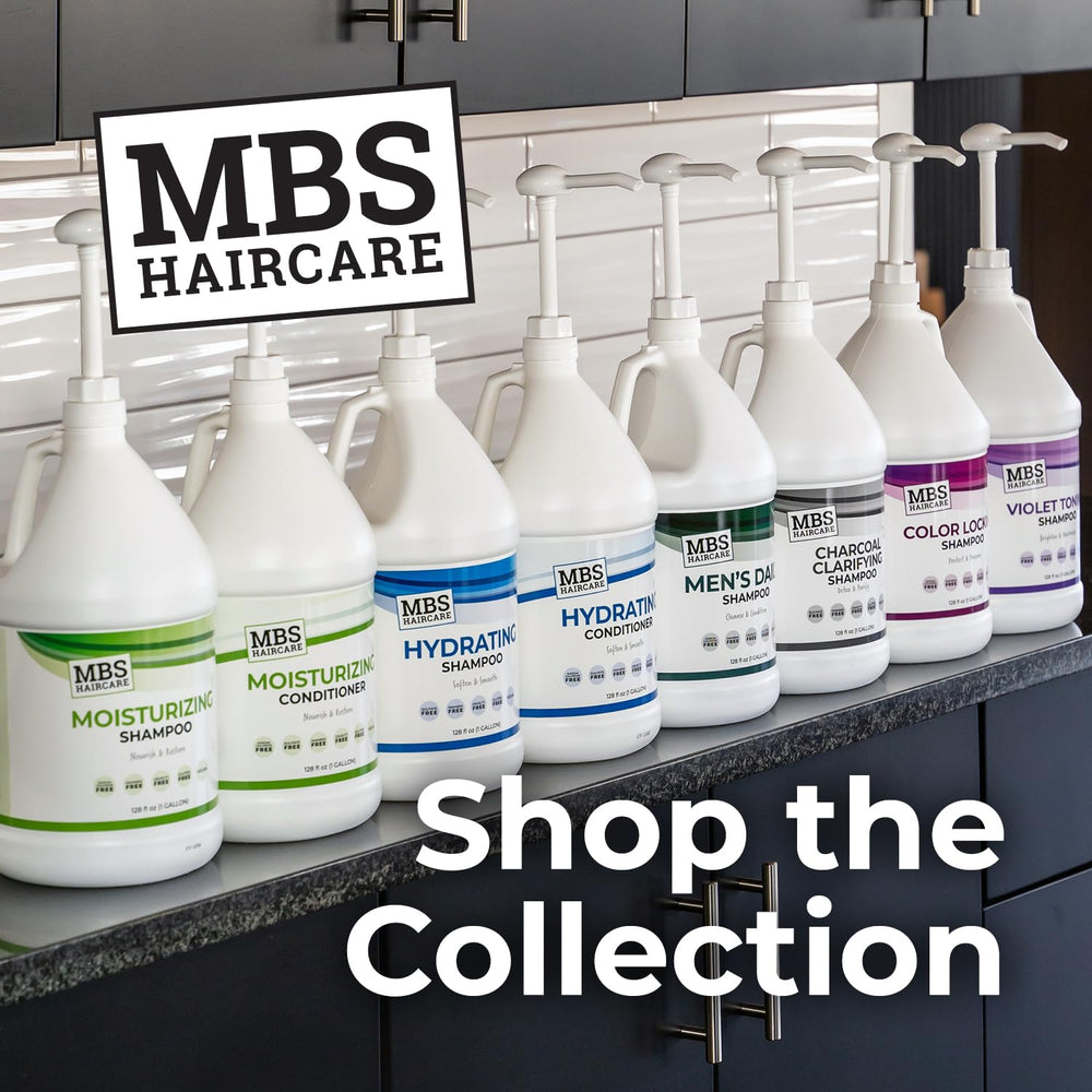 MBS Haircare Hydrating Shampoo after-use hair looks smooth and manageable