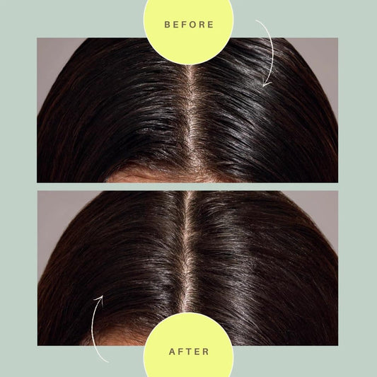 m'chel Day After Brush patent brush enables precise, mess-free application.