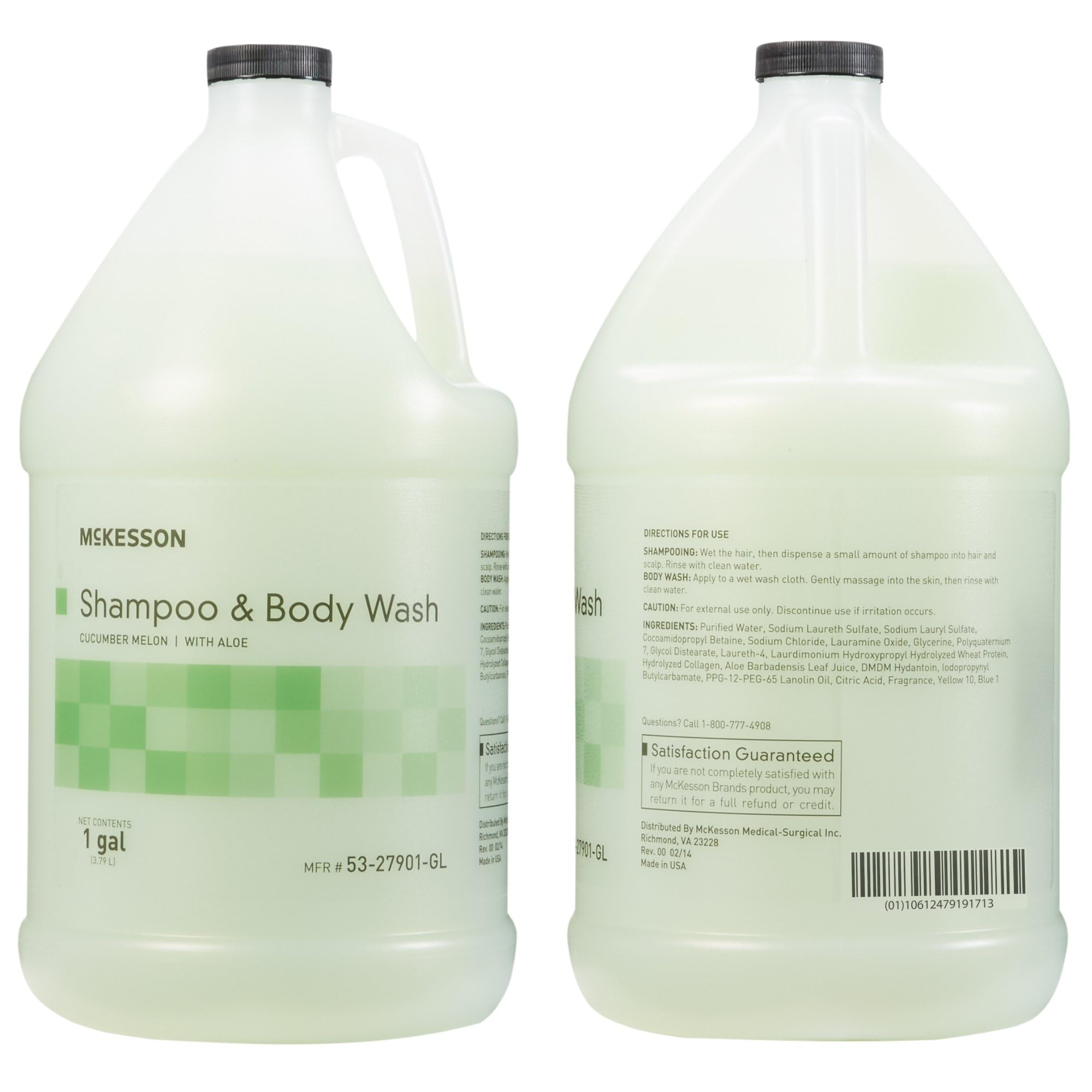 Close-up of McKesson aloe vera formula for soothing skin