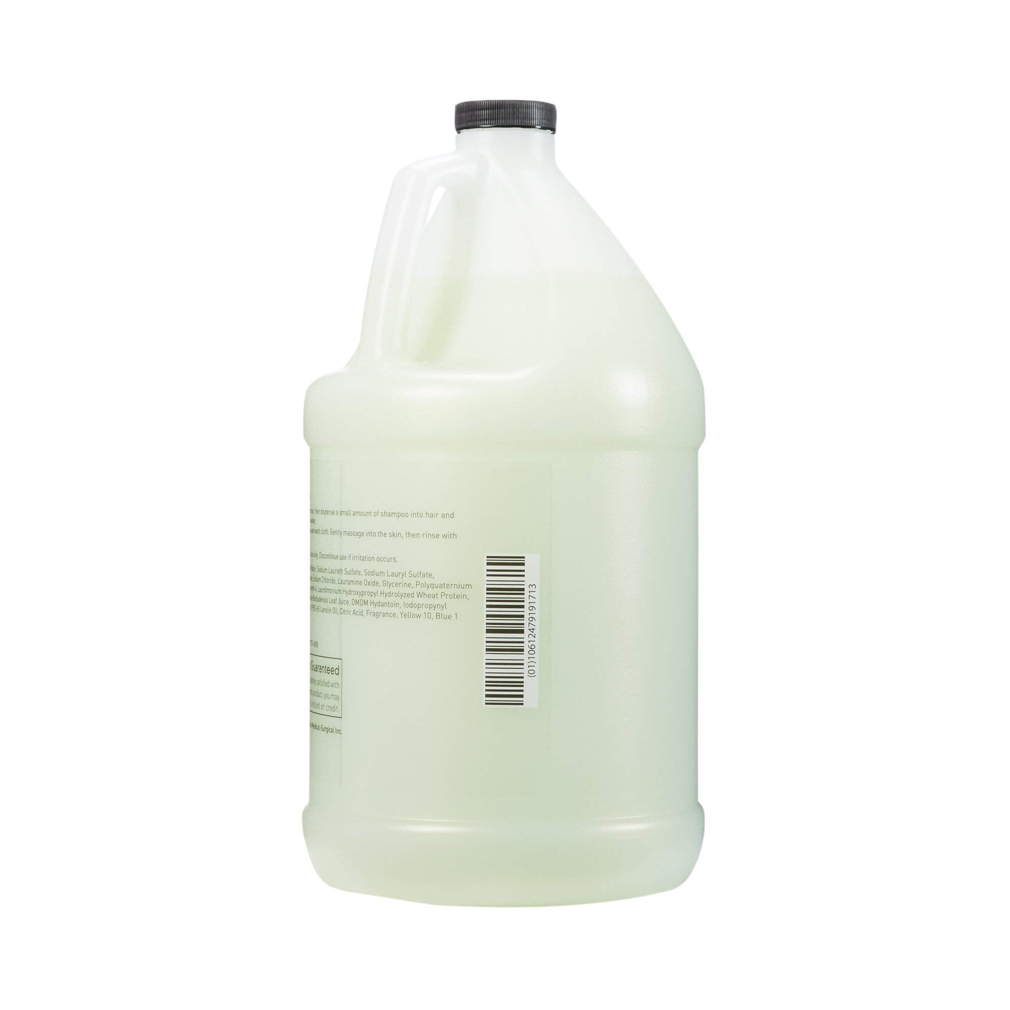 Bath-time use in elderly care with bulk refill bottle for convenient routine