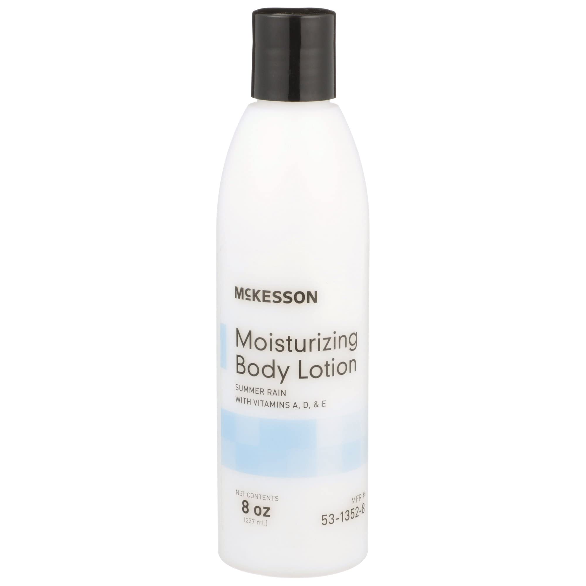 McKesson moisturizing bottle pour enables easy, mess-free dispensing.