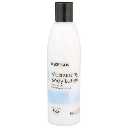 McKesson moisturizing bottle pour enables easy, mess-free dispensing.