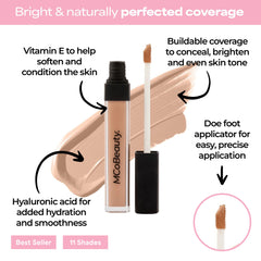 MCoBeauty blemish coverage for quick spot concealing with a natural finish.