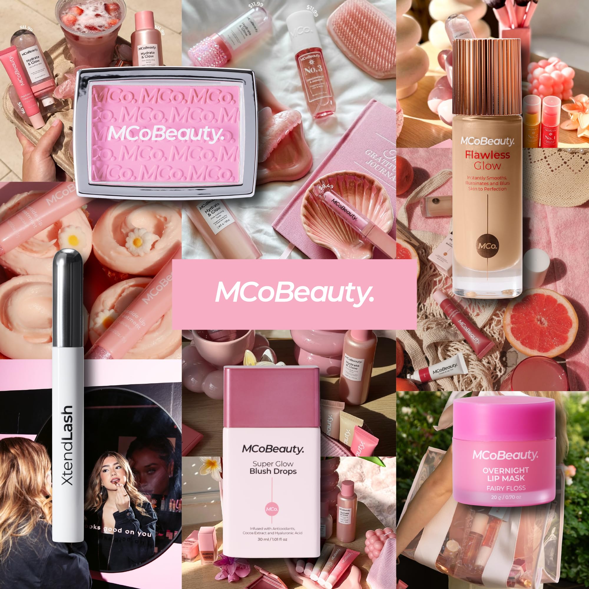 MCoBeauty Flawless Glow packaging and applicator highlight premium convenience.
