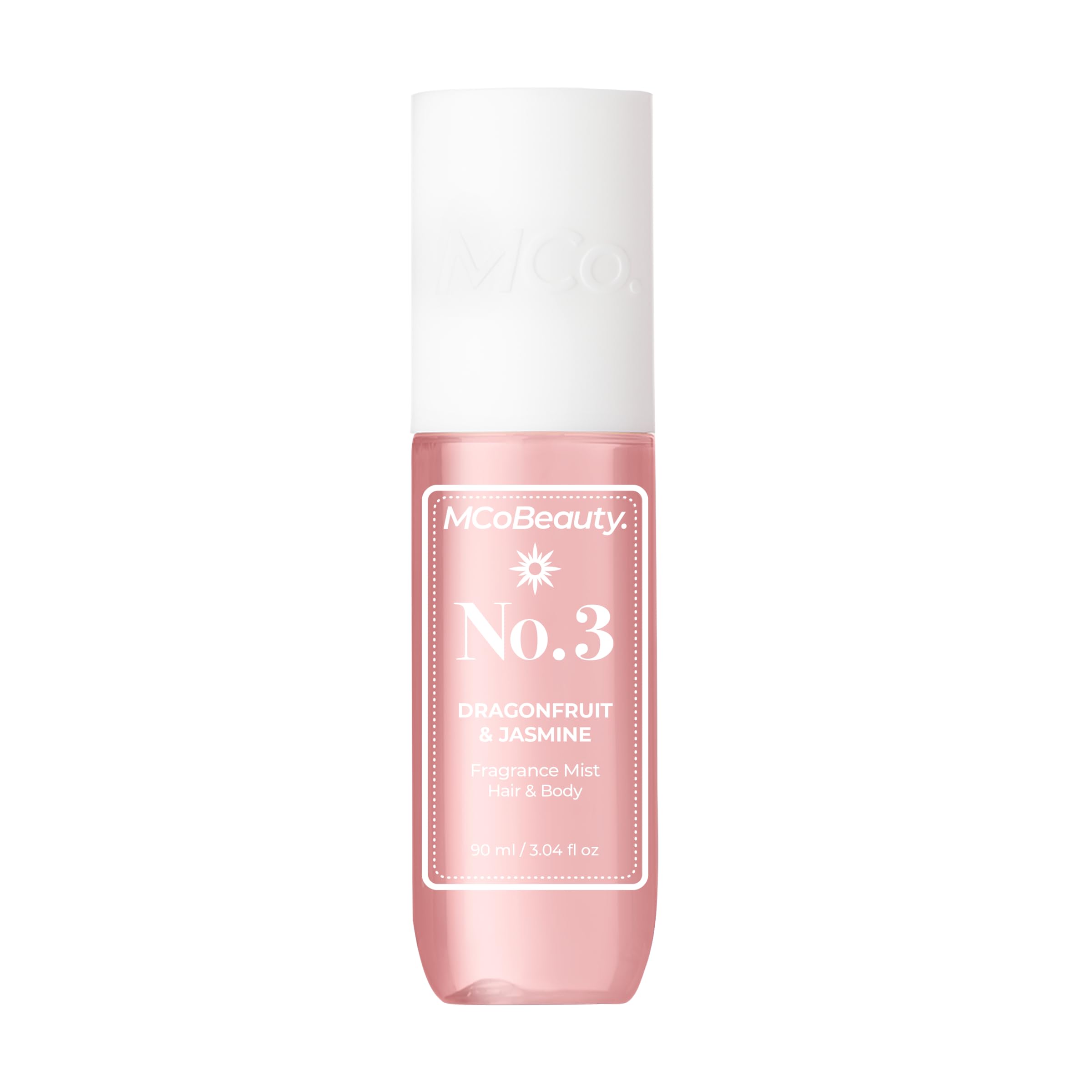 MCoBeauty Fragrance Mist No.3 bottle front view for all-day freshness.