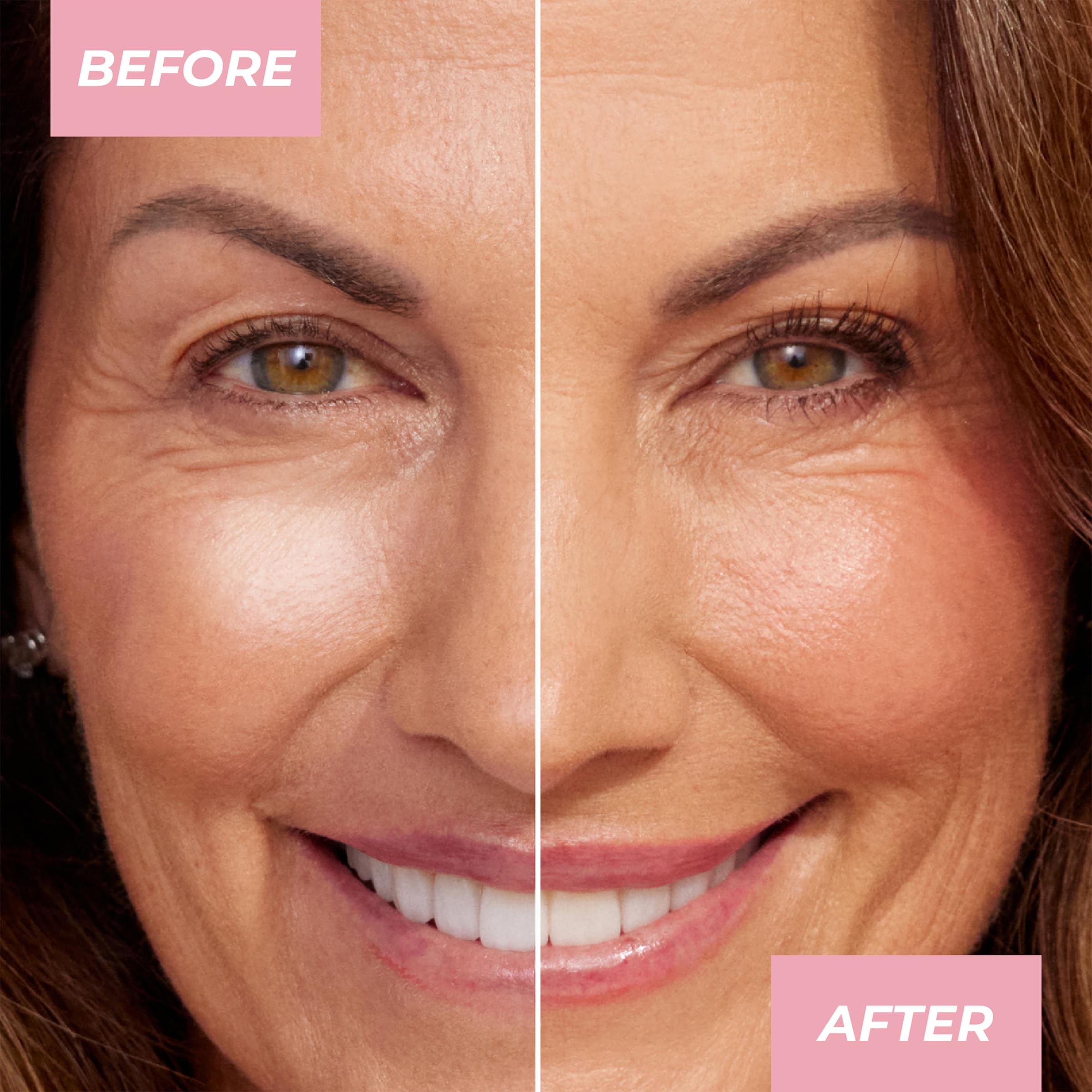 Soft focus glow on cheeks and brow bones by MCoBeauty