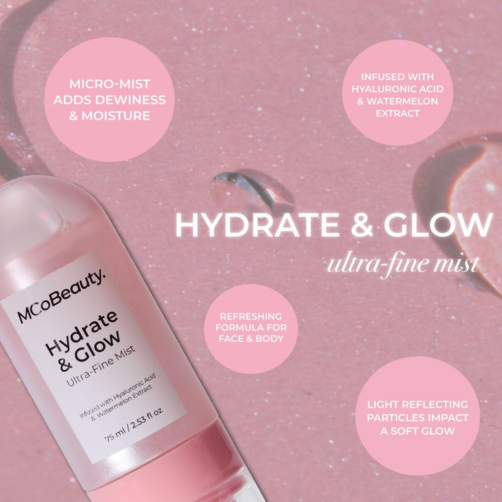 MCoBeauty Travel-friendly mist perfect for on-the-go glow.