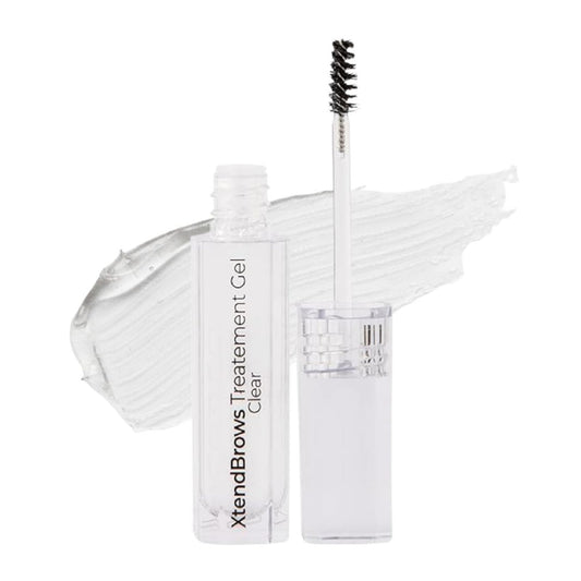 MCoBeauty XtendBrows gel brush close-up for precise brow shaping.
