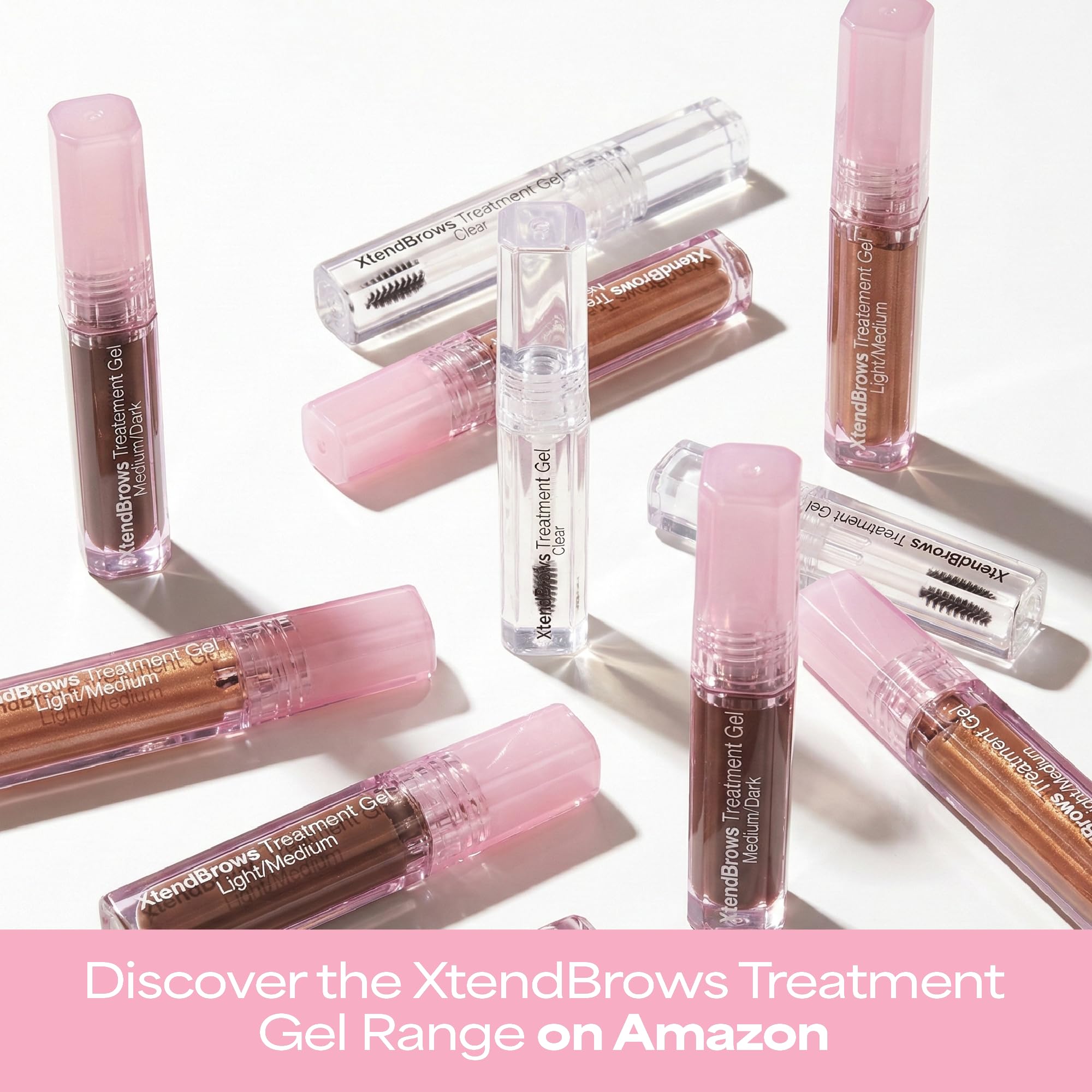 Clear gel finish delivers crunch-free brow hold.
