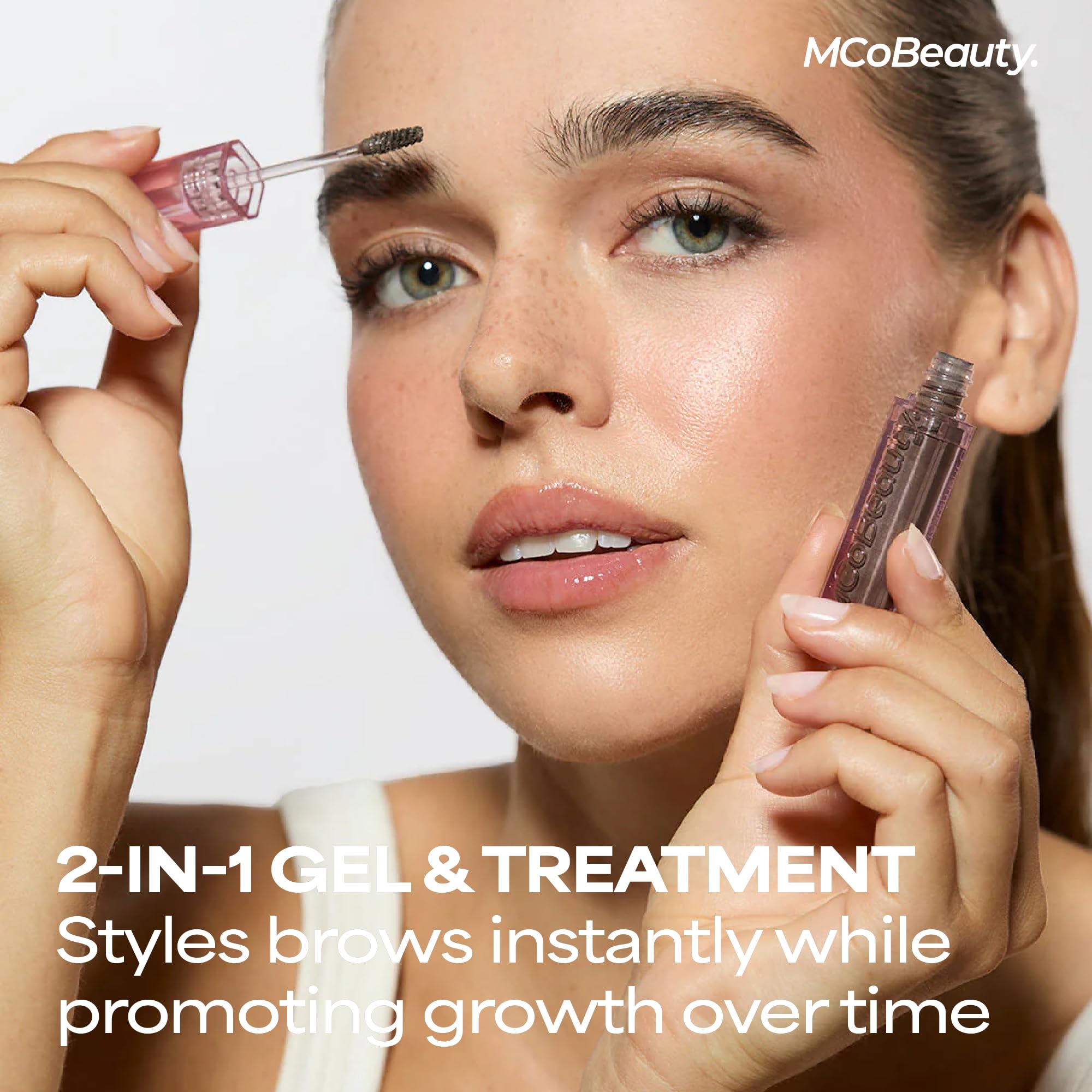 MCoBeauty XtendBrows precision brow brush lifting and defining brows.
