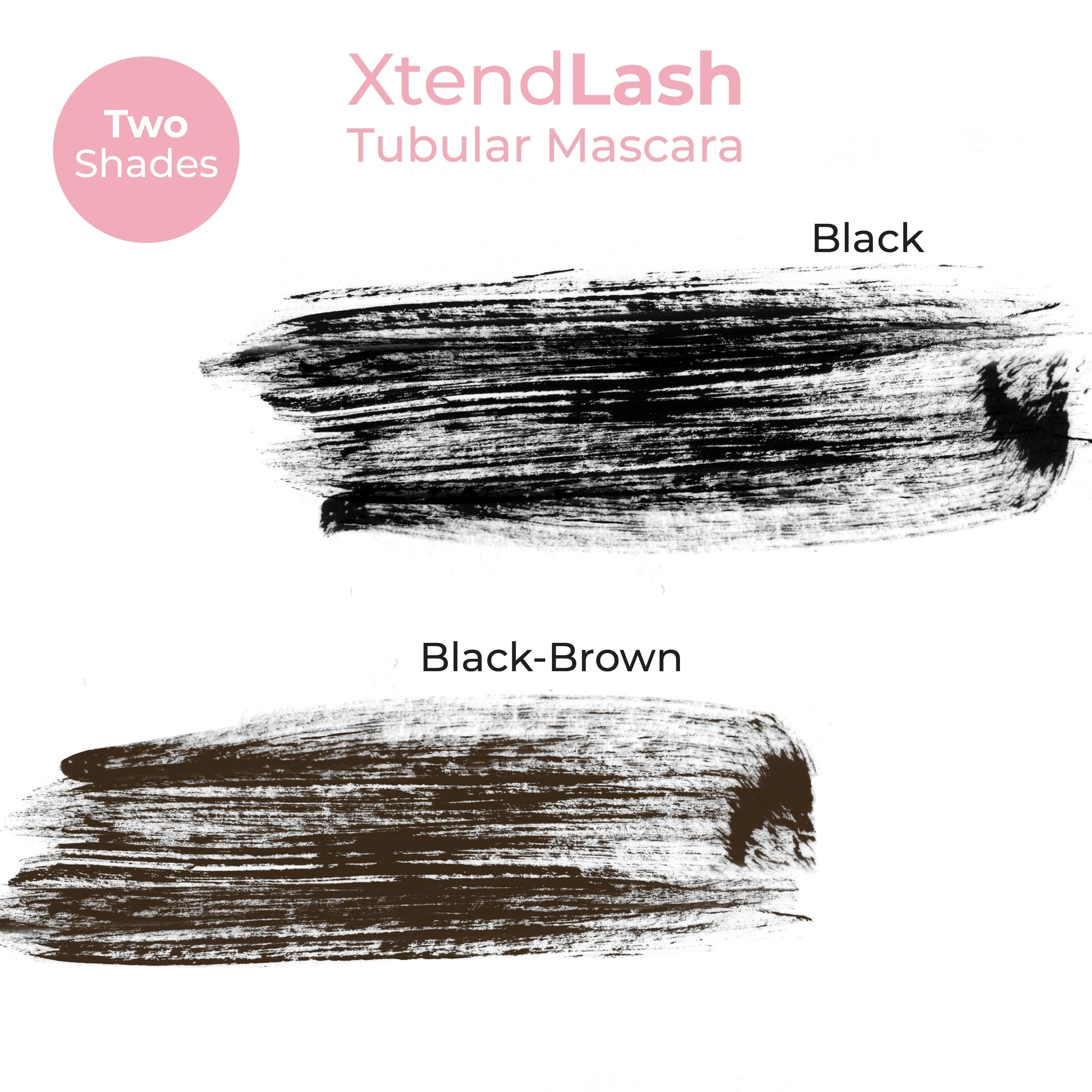MCoBeauty Xtendlash after two coats showing defined, separated lashes with drama.