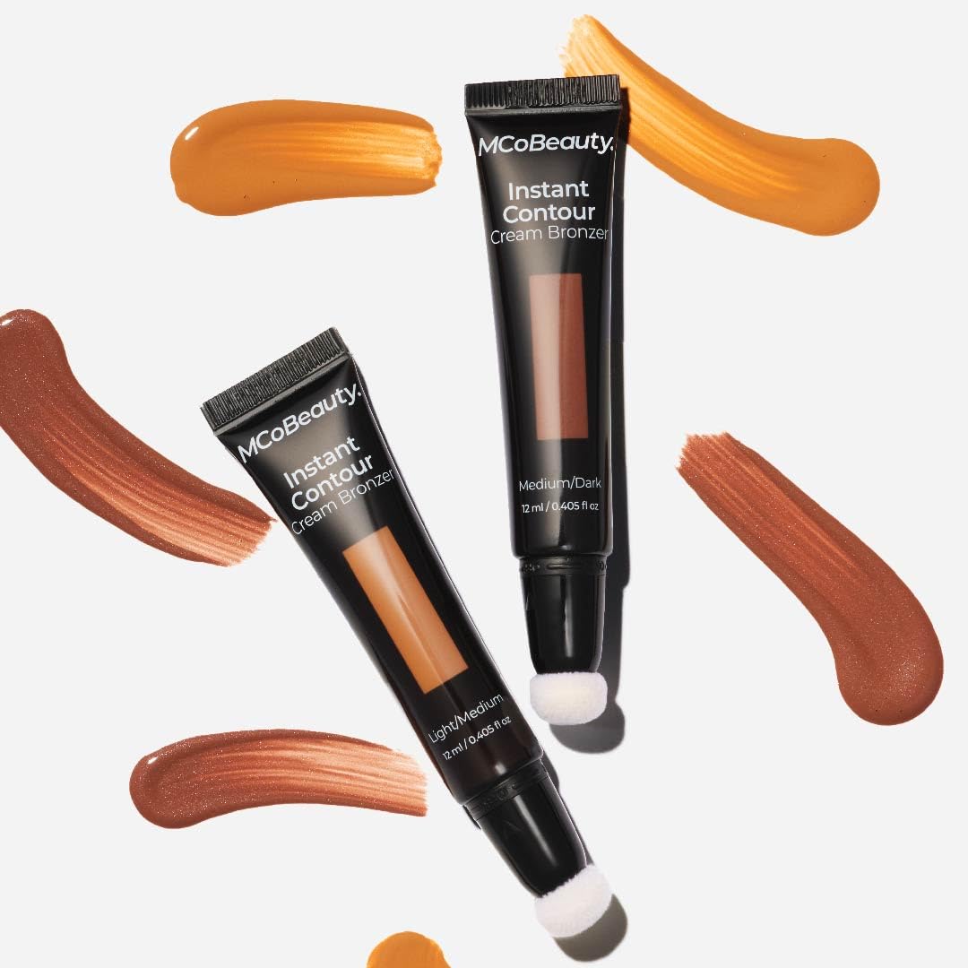 Contour stick blend swatch demonstrates seamless layering for subtle sculpting.