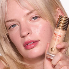 MCoBeauty Flawless Glow mixed with foundation for added luminosity