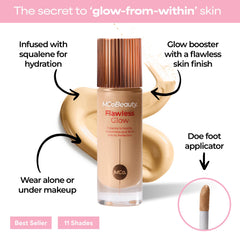 MCoBeauty Flawless Glow as a tinted base under foundation for luminosity