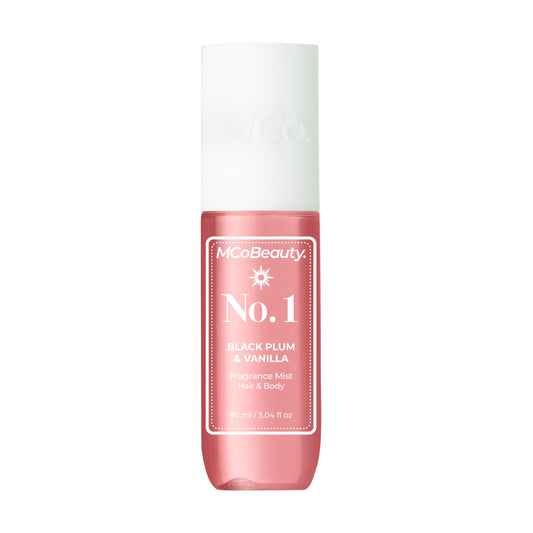 MCoBeauty Fragrance Mist No.1 bottle highlighting airy, wearable scent for daily use