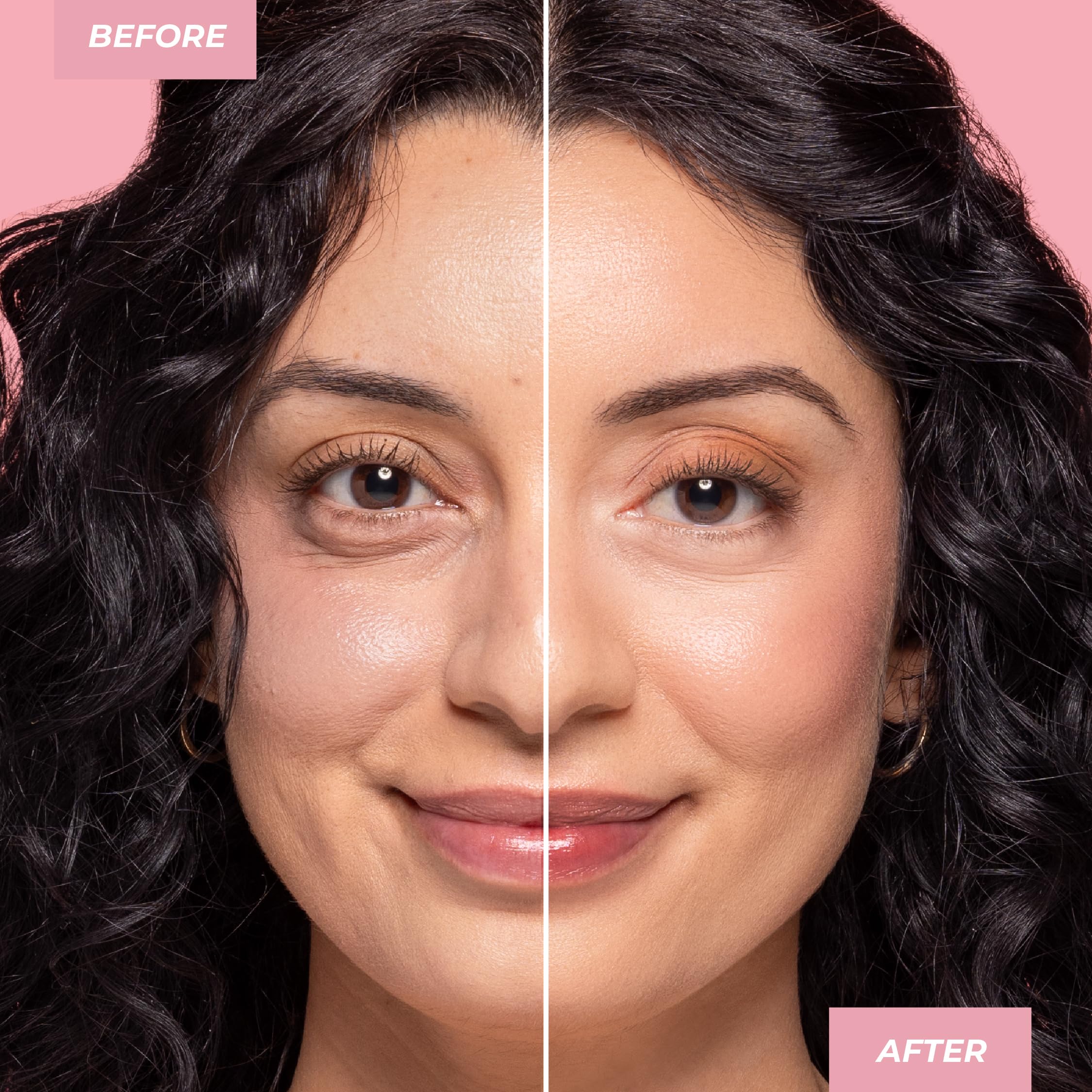 Skin on with dewy finish from Miracle Flawless Skin Foundation.