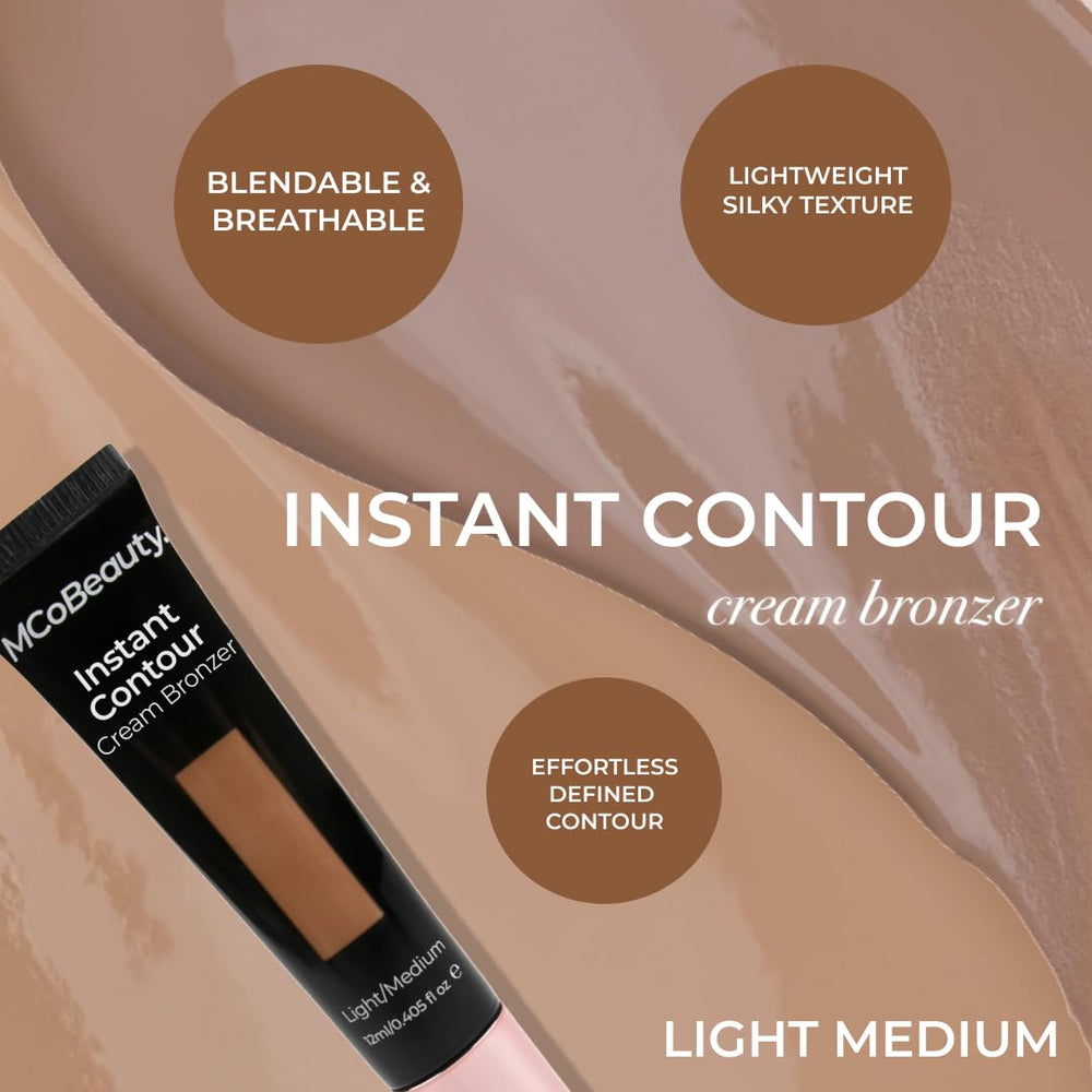 Product on skin shows natural-looking dimension without harsh lines.
