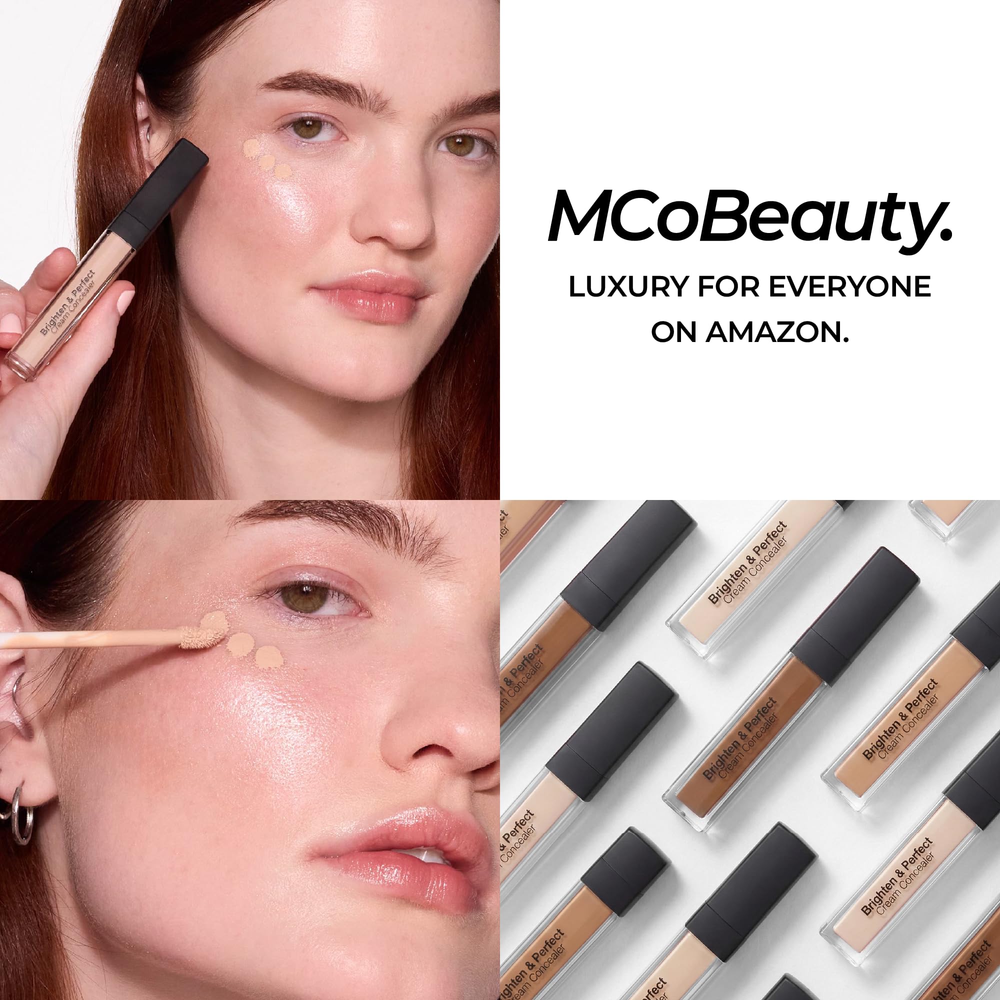 MCoBeauty Skin-friendly formula closeup shows soothing texture and blendable finish.