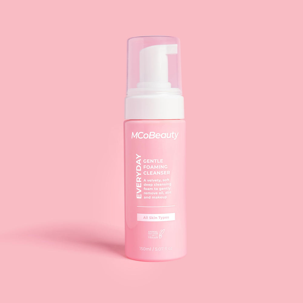 MCoBeauty vegan, cruelty-free packaging emphasizes ethical beauty choices.