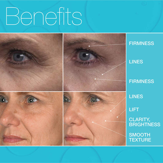 MD Complete Wrinkle Remedy Plus bottle closeup highlighting retinol for smoother-looking skin