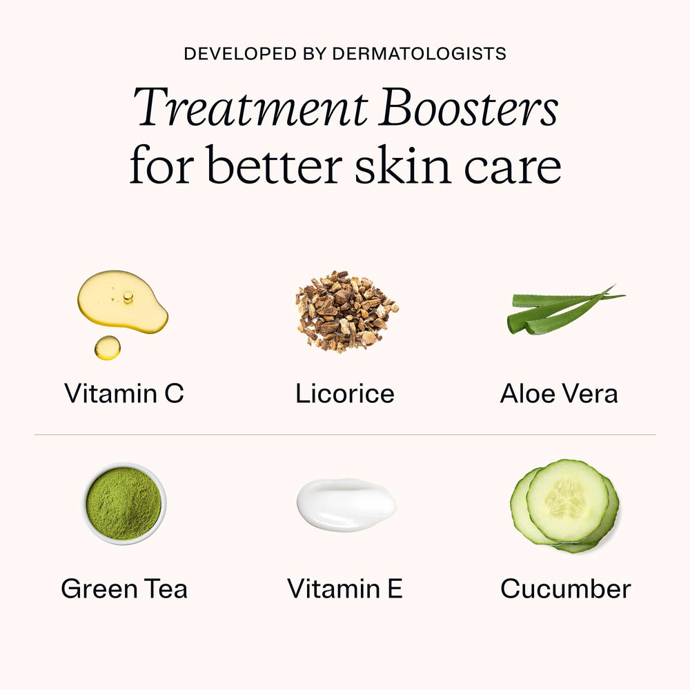 MDacne vegan plant-based actives label highlights clean skincare.