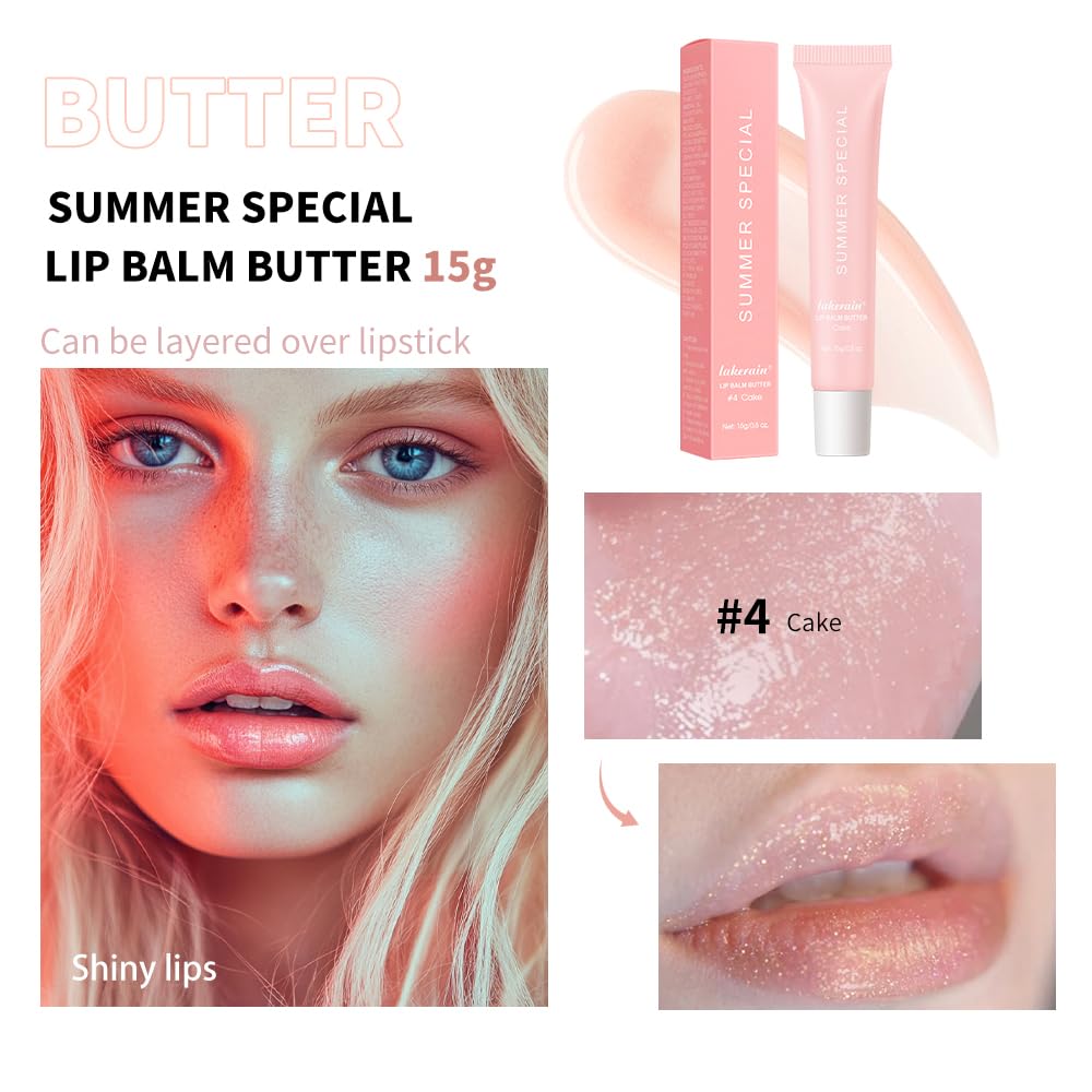 Mebeakin lip butter set 24h hydration promises long-lasting moisture without greasiness.