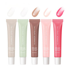 Mebeakin lip butter set packaging shows five compact balms for travel-friendly hydration.