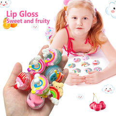 Mebtmel eight flavors lip gloss bottles offer variety for playtime.