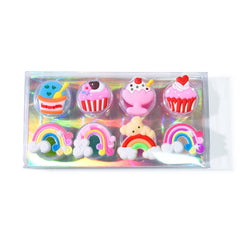 Mebtmel cupcake lip gloss container for kids' daily sparkle.
