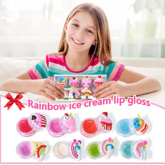 Mebtmel rainbow-pattern cap adds colorful flair and secure closure.