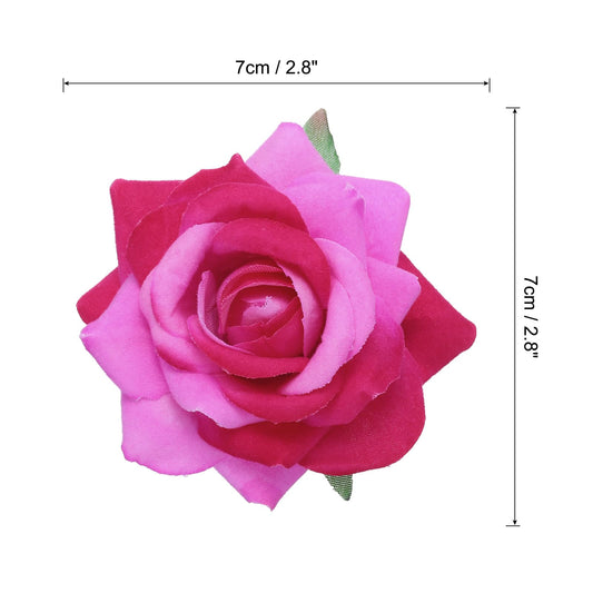 Meccanixity fabric rose brooch clip adds delicate detail to outfits.