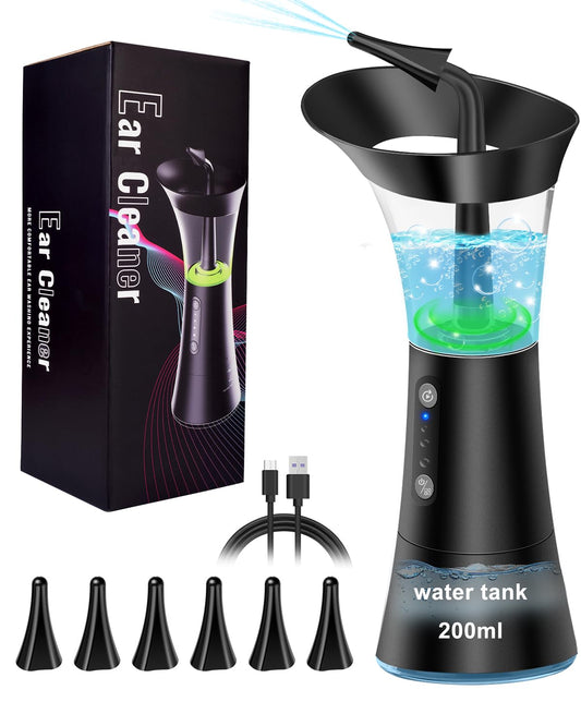 Mecmic upgraded ear cleaner displaying four modes for personalized cleaning