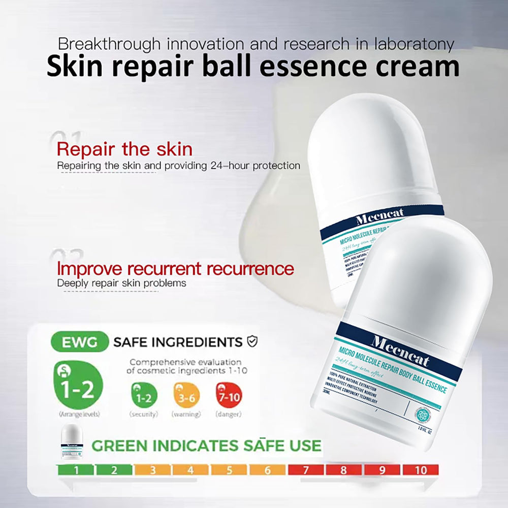 Mecncat micro-molecular essence texture reveals lightweight, fast-absorbing serum