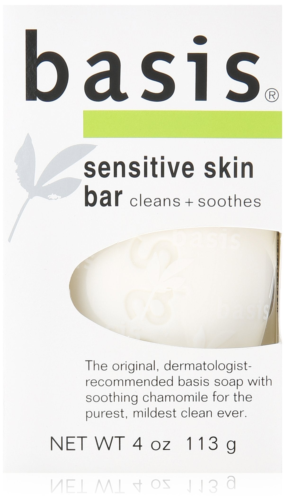 Med-Choice Basis Soap Sensitive Skin pack-1 demonstrates gentle daily cleansing.