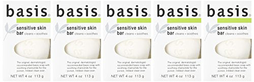 Med-Choice Basis Soap Sensitive Skin pack-5 provides travel-friendly cleansing on the go.