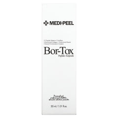 Medi-Peel ampoule dropper demonstrates sleek packaging for targeted anti-wrinkle care.
