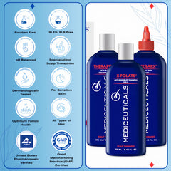 Mediceuticals Therapro close-up lather reveals creamy texture and mild cleansing