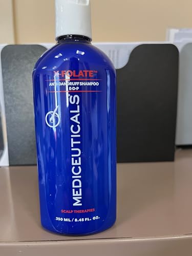 Mediceuticals X-Folate Shampoo foam lather cleanses and soothes the scalp.