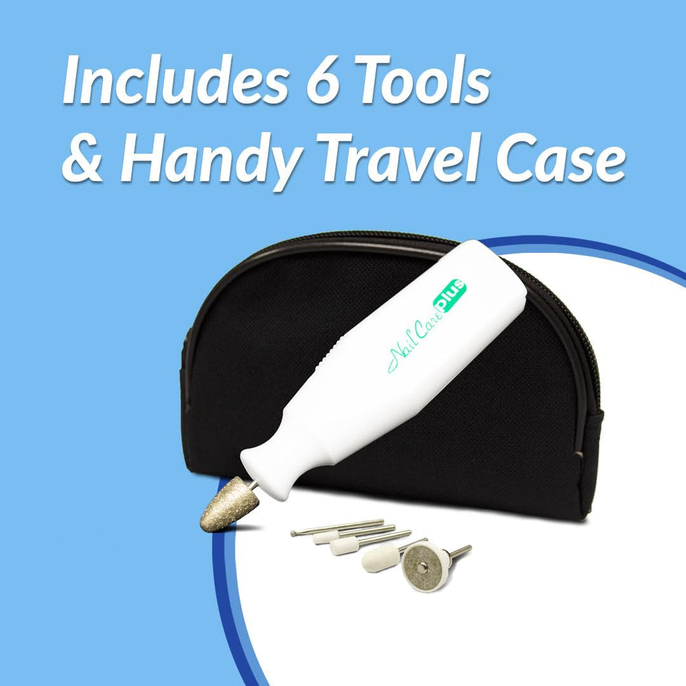 Medicool Nail Care Plus diamond filing attachments ensure safe, long-lasting shaping.