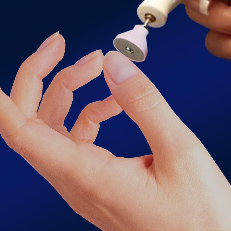 Medicool Nail Care Plus natural nails close-up showing precise grooming.