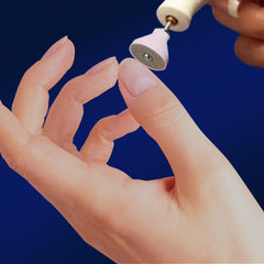 Medicool Nail Care Plus natural nails close-up showing precise grooming.