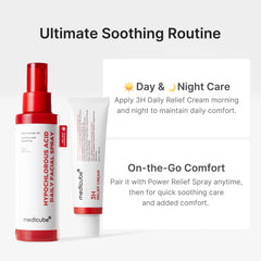 Medicube 3H Daily Relief Cream focusing on Ceramide NP for barrier support