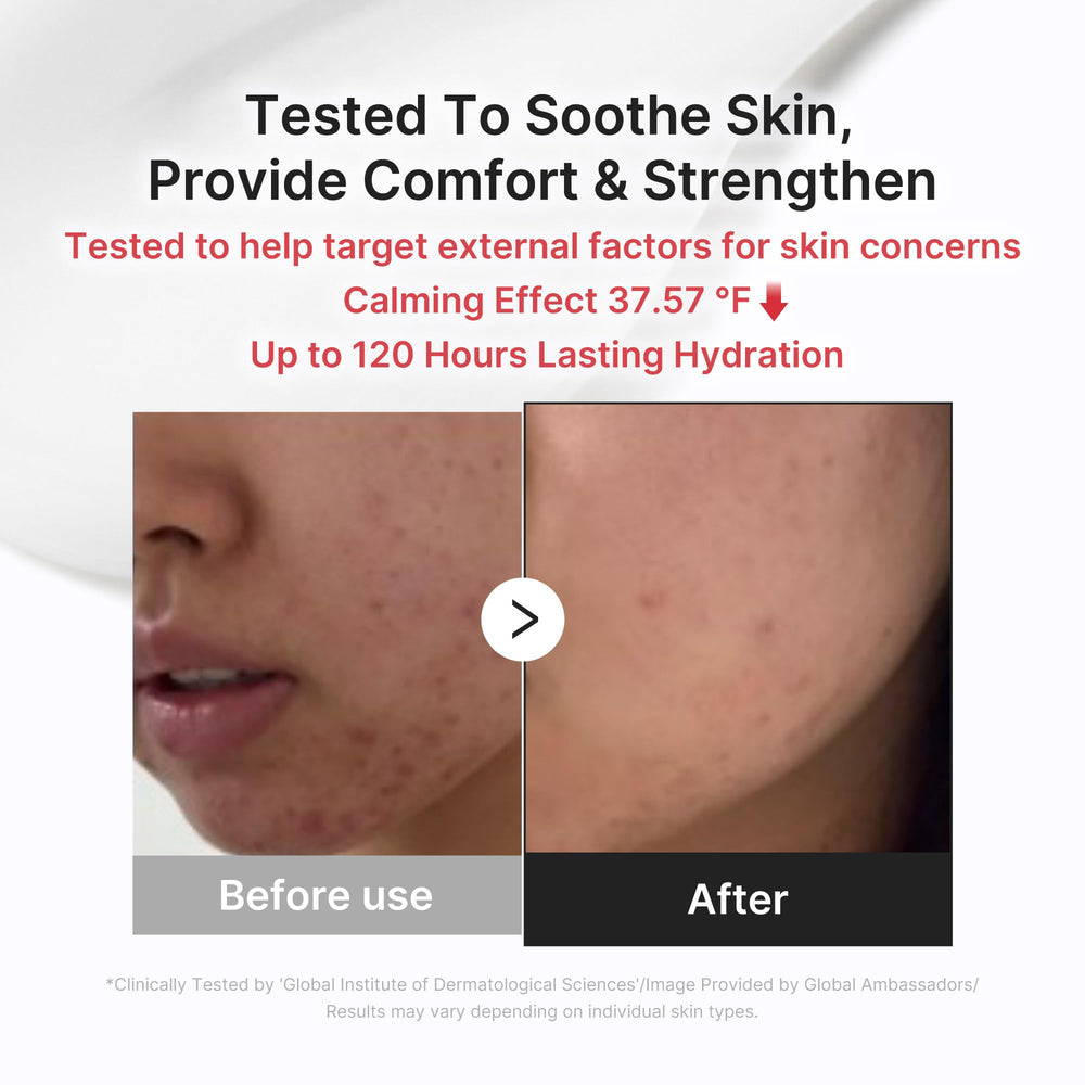 Medicube 3H Cream label highlighting guaiazulene soothing ingredient